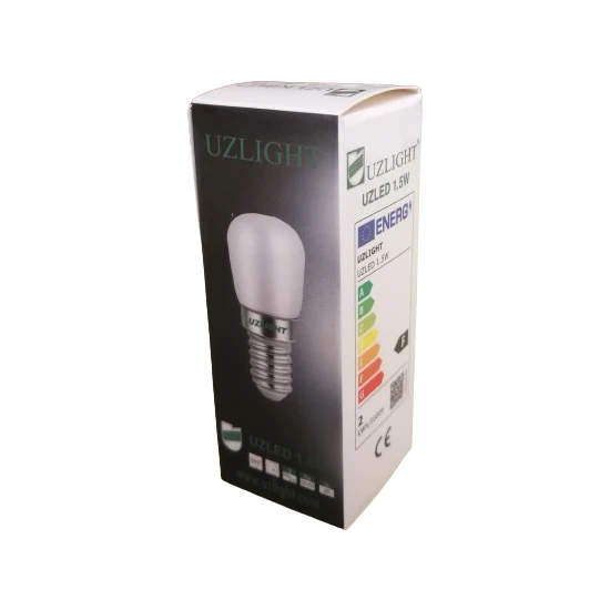 Uzlight Uzled 1,5W LED Ampul E14 3000K Buzdolabı Ampulü