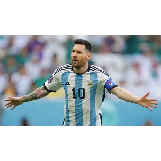 Arjantin Messi Çocuk 4'lü Set Milli Takım Forması Takımı Futbol Forması