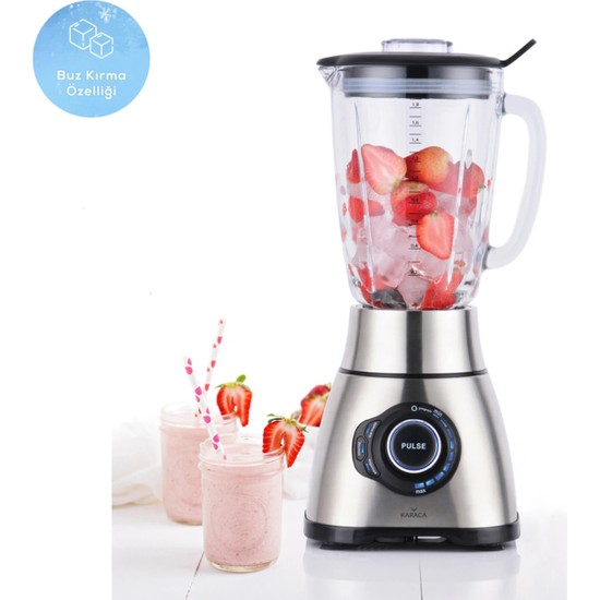 Karaca 9 Hız Kademel Cam Hazneli Power Smoothie Blender 1,8 Fiyatı