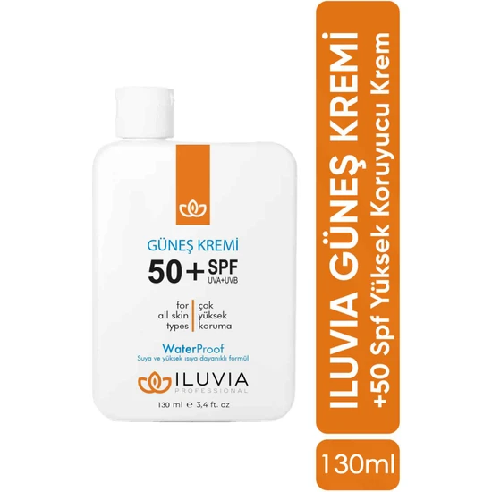 İluvia Leke Karşıtı Cilt Tonu Eşitleyici Yüksek Korumalı Yüz Ve Vücut Güneş Kremi 50 Spf 130 ml