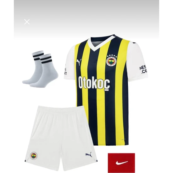 Fenerbahçe  Dzeko Yeni Sezon 2023/24 Çubuklu Çocuk Forması