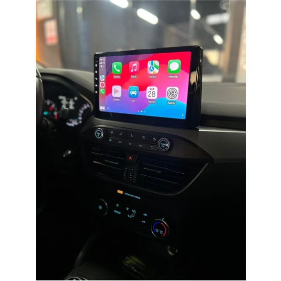 Custom Plus Ford Focus 5 Çerçeveli Android 12 Multimedya Carplay 4gb RAM+64GB HDD Navigasyon Ekran