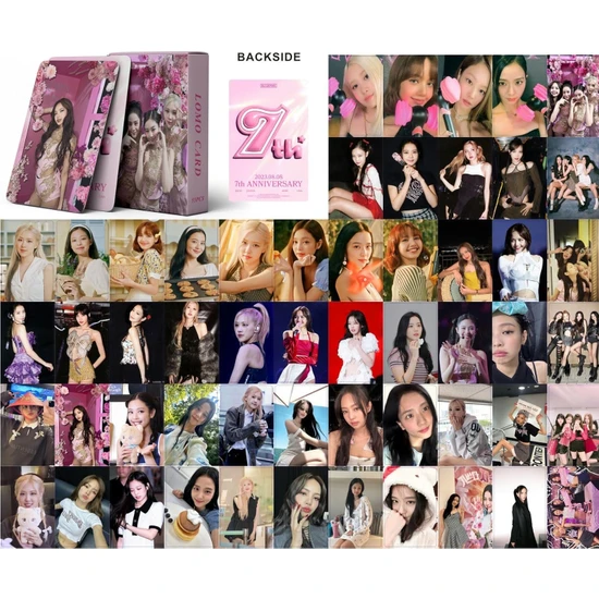 Home Silk 55PCS Blackpink Lomo Kartları Blackpink 7. Yıl Yeni Albüm Kpop Bp  Hayranları Için Poster Kartı (7. Yıl 2) (Yurt Dışından)