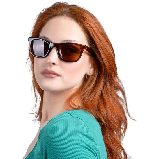 Bern Glasses Gl Cıty 49 25 140 Kahverengi Kadın Güneş Gözlüğü