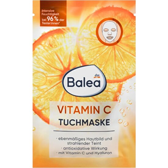 C Vitamini ve Hyaluronik Asit Yüz Maskesi