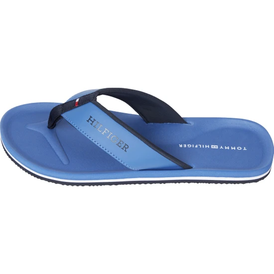 Tommy Hilfiger Mavi Erkek Plaj Terliği Comfort Hılfıger Beach Sandal