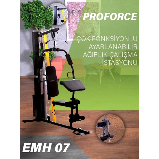 Proforce EMH07- Tek Kişilik Çok Fonksiyonlu Ağırlık Çalışma Istasyonu