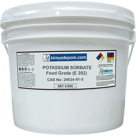 Kimya Depom Potasyum Sorbat (E 202) 5 Kg.