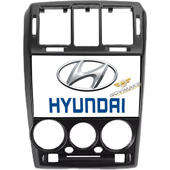 Govimaks Hyundai Getz   2002-2011 Siyah 2 GB Ram 32 GB Hafıza Androıd Multımedıa Teyp