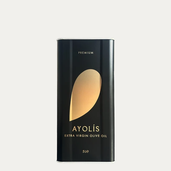Ayolis Premium Gurme Zeytinyağı 5 Lt Ayvalık Ödüllü Yüksek Polifenollü Erken Hasat Soğuk Sıkım Natürel Sızma