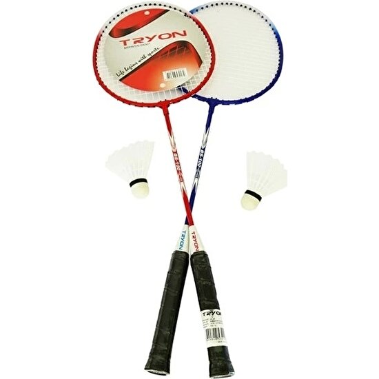 Tryon 2 Raket 2 Top Badminton Raket Seti BS100
