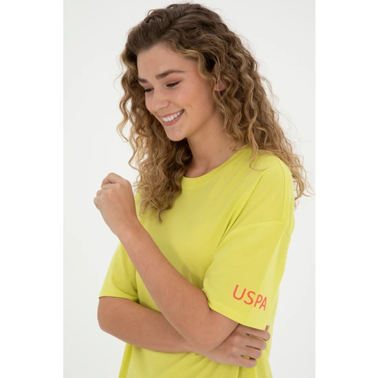 U.S. Polo Assn. Kadın Fıstık T-Shirt 50286107-Vr087