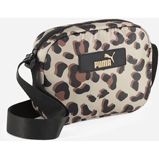 Puma Core Pop Cross Body Bag-Prairie Tan-Animal AOP Kadın Çanta 079856