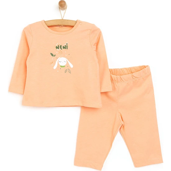 Hello Baby Tavşan Neni Pijama Takımı Kız Bebek