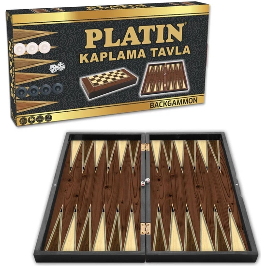 Platin Kaplama Tavla Büyük Boy