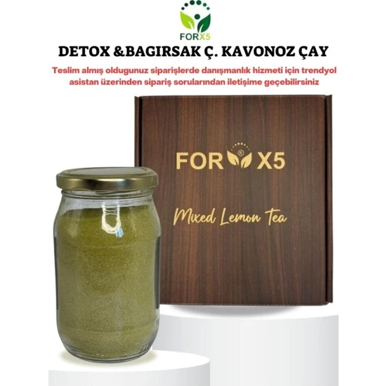 Forx5 Detox&bagırsak Ç. Kavonoz Çay Set