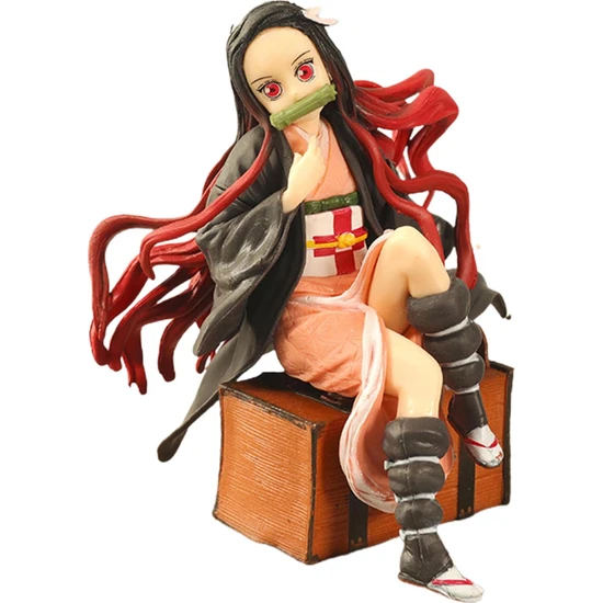 Lalulala Koleksiyon Model Bebek Canlı Anime Demon Slayer S Versiyonu Tanjirou Nezuko Heykelcik Bebek Oyuncak (Yurt Dışından)