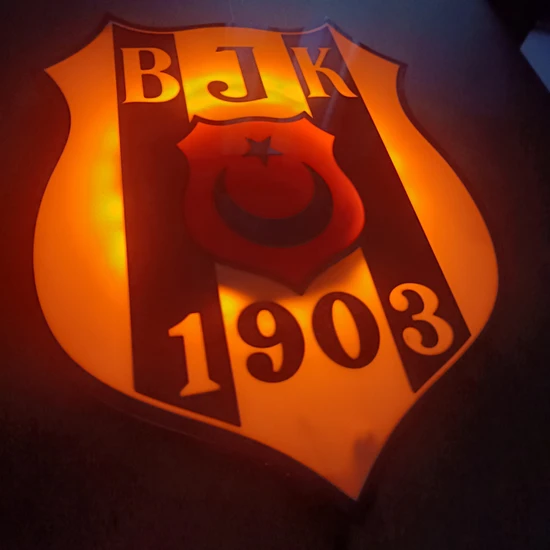 Kamer Beşiktaş LED Işıklı Kutu