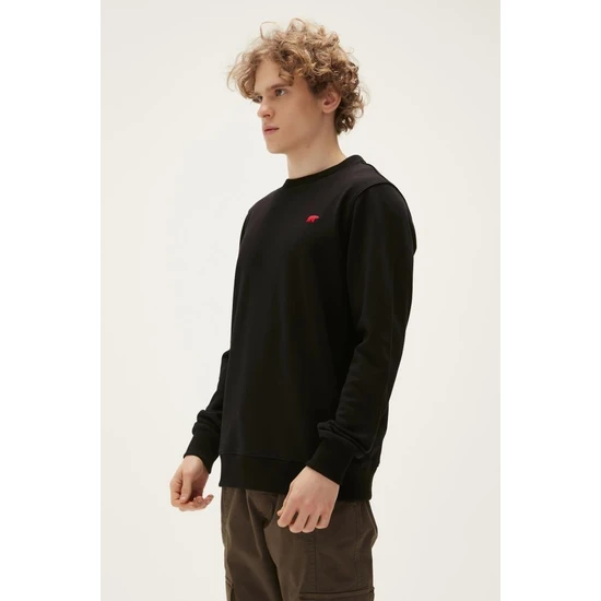 Bad Bear Erkek Siyah Sweatshirt Rounad Crewneck