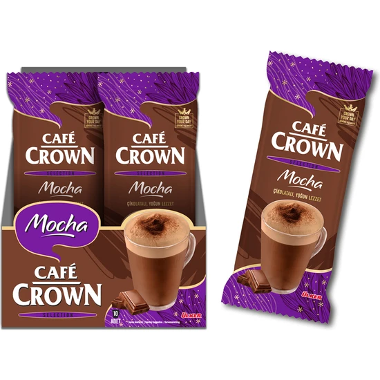 Cafe Crown Mocha 22 Gr. x 10 Adet