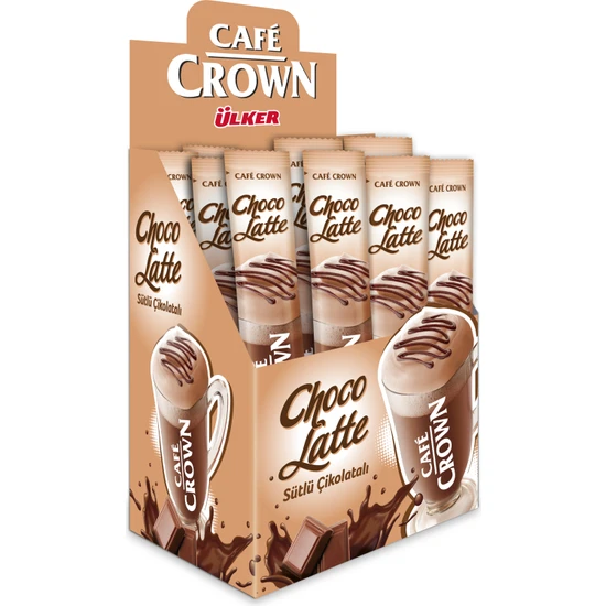 Cafe Crown 24 Adet Choco Latte Sütlü Çikolatalı