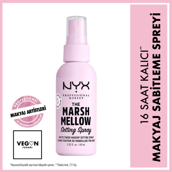 Nyx Professional Makeup Marshmellow Setting Spray - Makyaj Sabitleme Spreyi