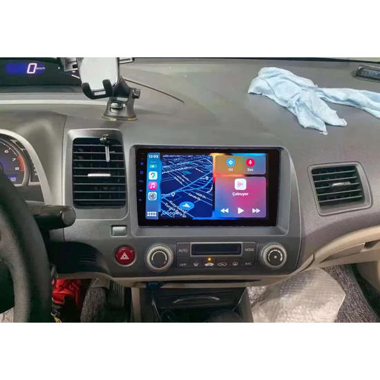 Conio Honda FD6/2007-2012 Civic Android Sürüm 13 Kablosuz Carplay Navigasyon Multimedya 9 Inç Ekran 2gb Ram 32GB Rom Hafıza