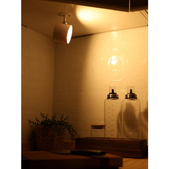 By Lamp Çok Renkli Uzaktan Kumandalı Şarjlı Duvar Aplik LED Gece Lambası, 360° Dönebilir | Bylamp