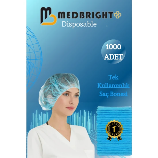 Med Bright 1000 Adet Tek Kullanımlık 45 x 52 Tela Bone