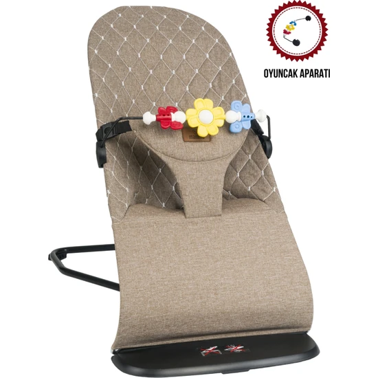 Mamma Smile Cotton Toy Sallanır Üç Kademeli Ana Kucağı + Oyuncak Aparatı