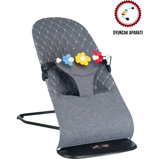 Mamma Smile Cotton Toy Sallanır Üç Kademeli Ana Kucağı + Oyuncak Aparatı