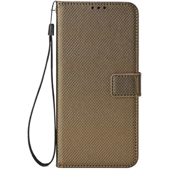 WEIOU Leather Folio Cover per TCL 20 5G / TCL 20S / TCL 20L / TCL 20L+, Custodia in Pelle PU Magnetica Libro Flip Portafoglio con [Funzione Stand] [Slot per Schede]. Oro