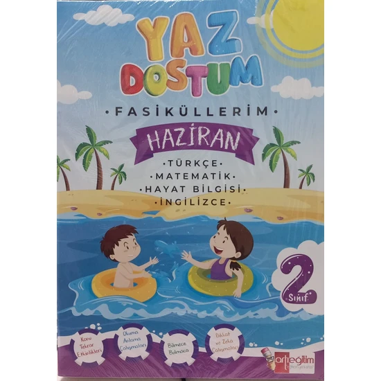 Artı Eğitim Yayınları  2.Sınıf Yaz Dostum Tatil Fasikülleri Yaz Tatili Tüm Dersler