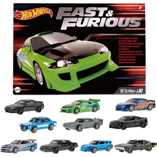 Hot Wheels Fast And Furious 10 Lu Paket HNT21