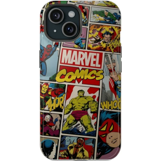 Woppshop Samsung Galaxy S20 Uyumlu Silikon Kılıf -  Marvel Comics
