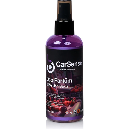 Carsense Oto Parfüm Böğürtlen Sakız - Sprey Araç Kokusu 200 ml