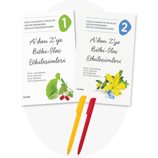 A’dan Z’ye Bitki - Ilaç Etkileşimleri - 1 ve 2 Kitap Set - L. Ömür Demirezer Kollektif - Hayykitap