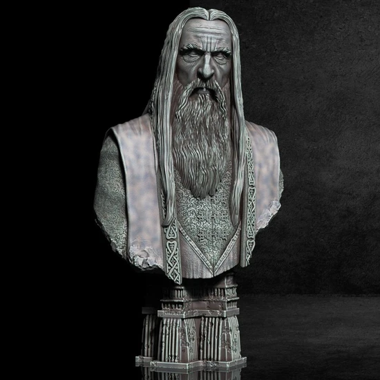 Milenyum Studios Yüzüklerin Efendisi Saruman Büstü 17 cm