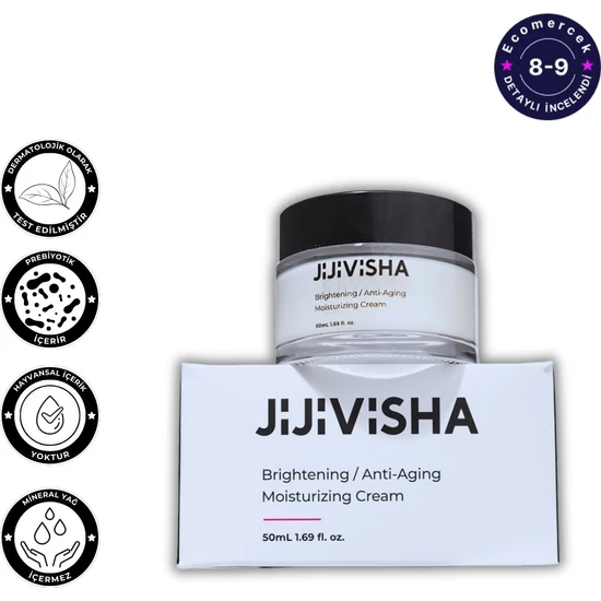 Jijivisha Brightening AntiAging Moisturizing (Titreli Centella-Salisilik Asitli) 50ml