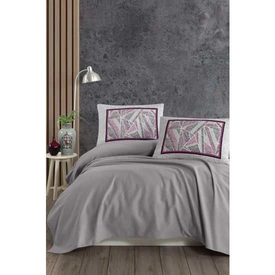 Elart %100 Pamuk Pike Set Tek Kişilik 2 Parça Trio