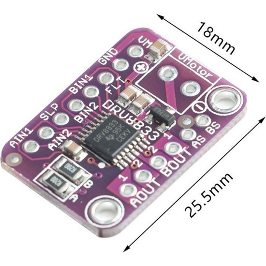 Robiz DRV8833 Step Motor Sürücü Modül Dc 10V 1.2A Pwm Çift H Fiyatı