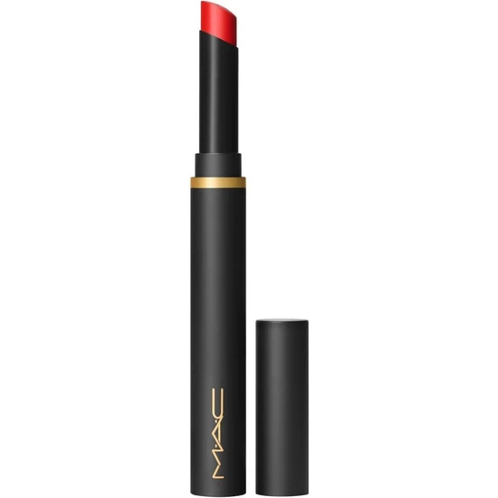 MAC Cosmetologist - Powder Kiss Velvet Blur Slim Stick Ruj - Ruby New - 773602672400