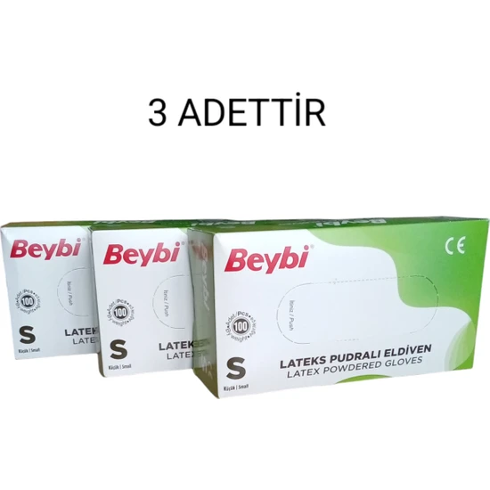 Beybi  S Beden Pudralı Eldiven (3 Adet)