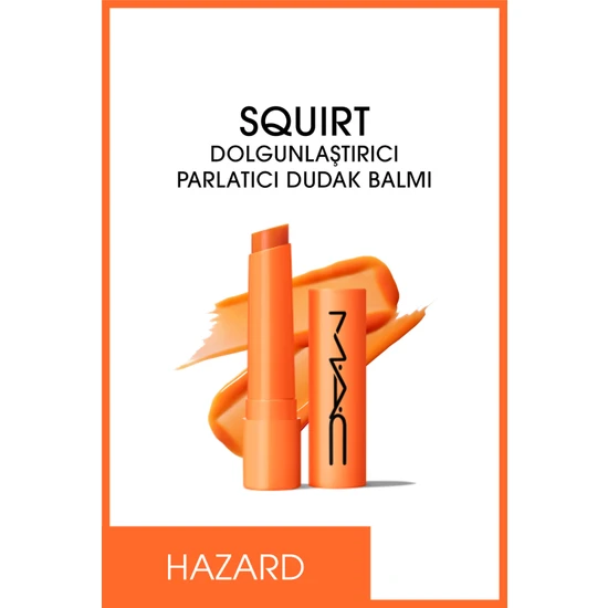 Mac Squirt Dolgunlaştırıcı Parlatıcı Dudak Balmı - Hazard - 773602692170