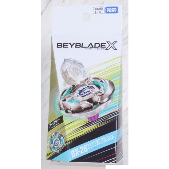 Takara Tomy Beyblade x Bx-26 BX26 Booster Unicorn Sting 5-60GP En Yeni Seri