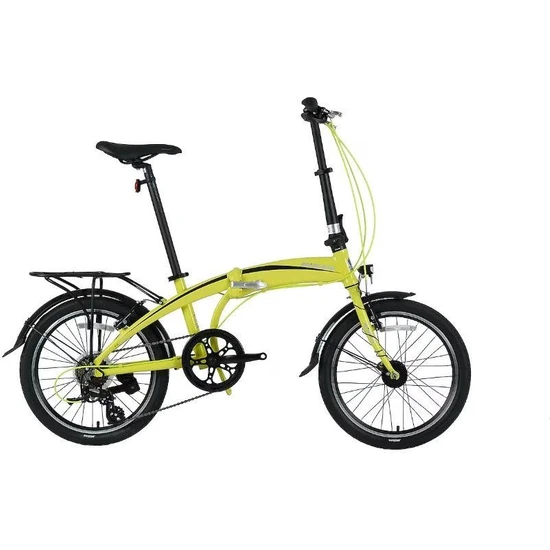 Bisan FX3500 V 20 Jant 32K Katlanır Bisiklet Sarı-Siyah