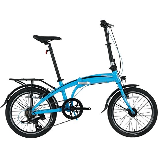 Bisan FX3500 V 20 Jant 32K Katlanır Bisiklet Açık Mavi-Siyah