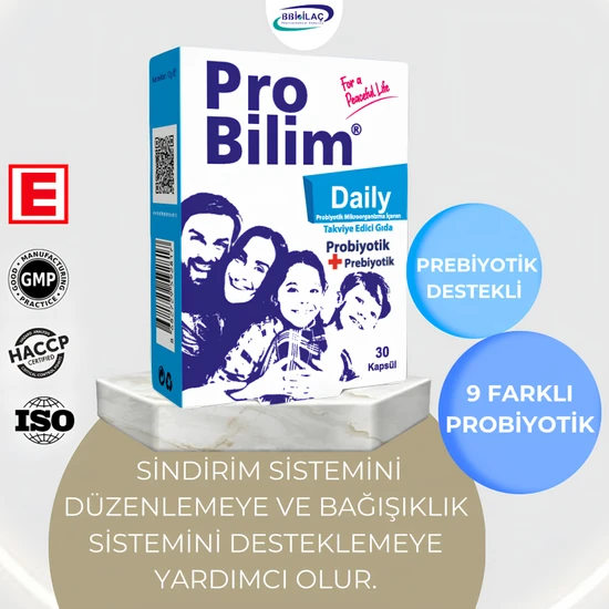 Probilim Daily ,  Probiyotik , Prebiyotik , Günlük Probiyotik