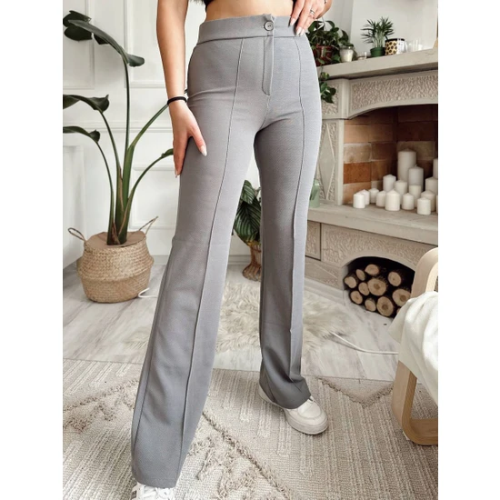 Ded Collection Kadın Likralı Trend Rahat Pantolon