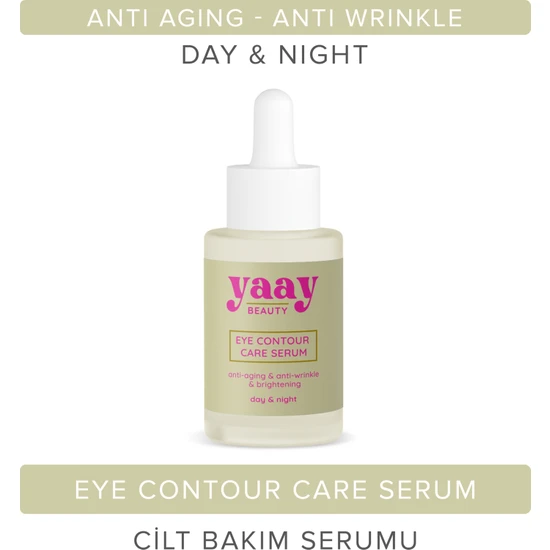 Yaay Beauty Eye Contour Care Serum Anti Aging Göz Çevresi Serumu 30 ml